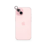 Epico Aluminium Lens Protector Ochranné sklo pre fotoaparát Apple iPhone 15/15 PLUS ružová (81112152300001)