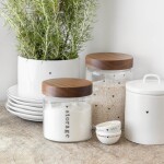 Bastion Collections Keramická mini mištička White/Brown A