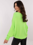 Sveter DHJ SW 8862.91 fluo zelený jedna velikost