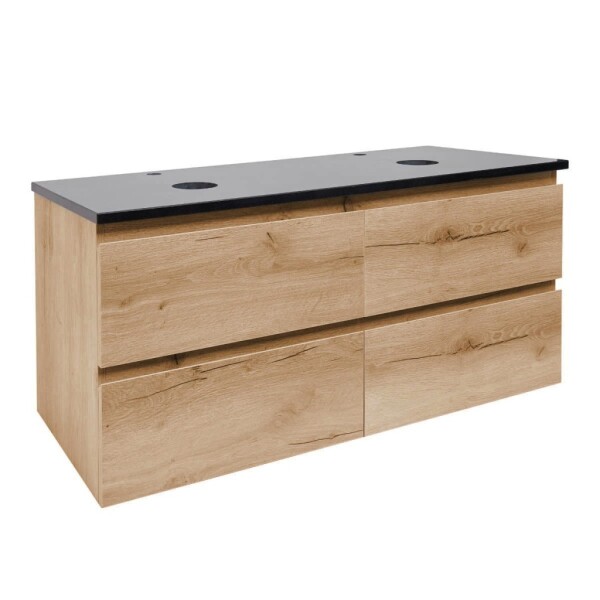 Kúpeľňová skrinka s krycou doskou SAT B-Way 119x50x45 cm dub mat BWAY2120OAKZ BWAY2120OAKZ