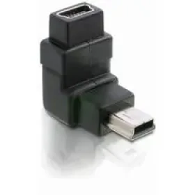 DeLock Adaptér USB mini B 5-pin 90 ° samec na USB mini B samica (65096)