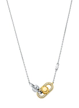 Michael Kors Štýlový bicolor náhrdelník so zirkónmi Astor Link MKC1734CZ931