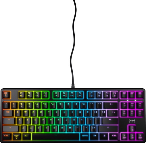 Cherry CHERRY K4V2 TKL klawiatura Gaming USB QWERTY US English Čierny