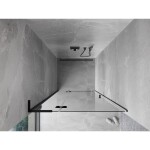 MEXEN/S - Mist-H L sprchové dvere krídlové ľavé 95, transparent, čierna 8A5L-095-000-70-00-L