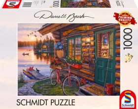 Schmidt Puzzle Chata pri jazere