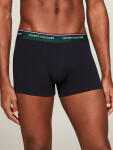 Pánske boxerky 3Pack WB TRUNK UM0UM01642 0XW tm. modrá Tommy Hilfiger