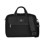 VICTORINOX Taška Mythic Compact Briefcase čierna / Notebook 14 "/ Tablet 11" / 13 l / Nylon a koža (653456)