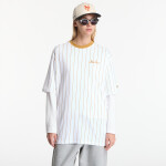 Tričko New Era Pinstripe OS Tee UNISEX Optic White/ DOC L