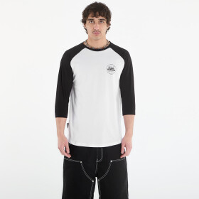 Tričko Horsefeathers Global Raglan T-Shirt White/ Black L