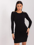 Dámske šaty RV SK 9219.13P Black - FPrice S/M černá