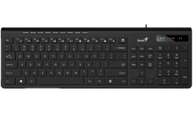 Genius Slimstar 230 II čierna / Klávesnica / USB / CZ+SK layout / 1.5 m (KEYG16202)