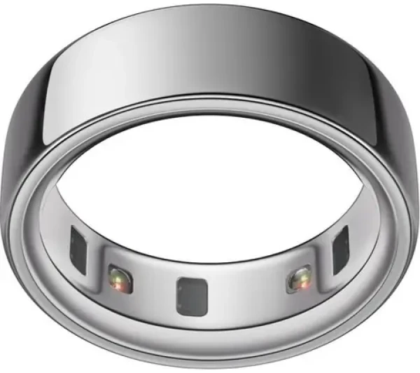 Oura Ring 4 Silver veľ. 7 / Šikovný prsteň / Titan / BT LE / 10ATM (JZ90-54217-07)
