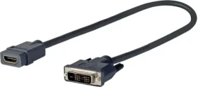 VivoLink Pre DVI - HDMI M - F 0.2m / 2560x1600 / trojité tienenie (PRODVIADAPHDMI)