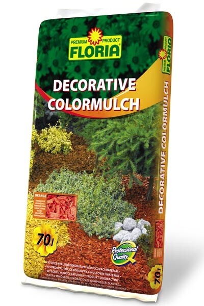 AGRO FLORIA Decorative ColorMulch oranžová 70 l