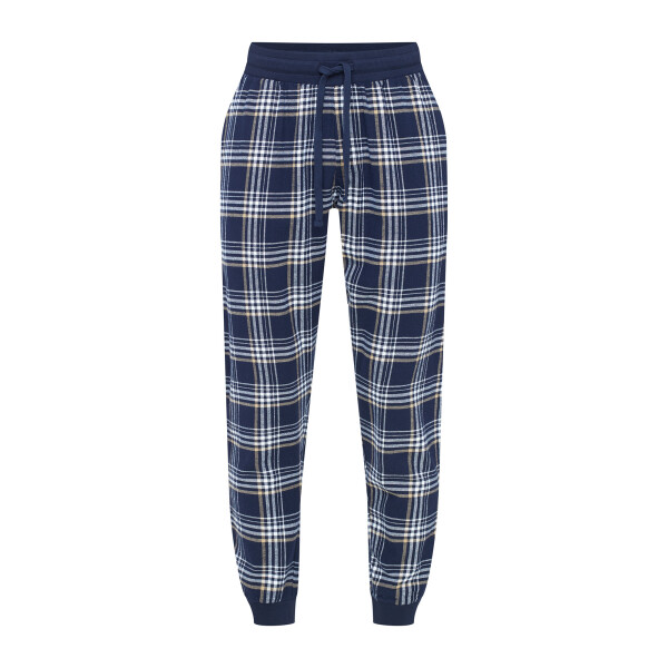 Pánske pyžamové nohavice Honor 3 42457-59X Navy Pattern - Henderson L tmavě modrá s bílou