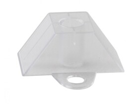 Distančná podložka (trapéz) 18 mm, číra (76 × 18 mm) – 100 ks / bal
