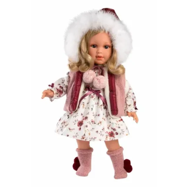 Llorens 54037 LUCIA - realistická bábika s mäkkým látkovým telom - 40 cm