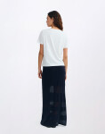 Thinking MU Blurry Cherry Ida Tee WHITE L