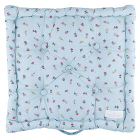 GREEN GATE Prešívaný podsedák Lianca Pale Blue 50 × 50 cm