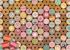 COBBLE HILL Puzzle Šťastné vyšívanie