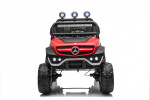 Mamido Detské elektrické autíčko Buggy Mercedes-Benz Unimog 4x4 červené