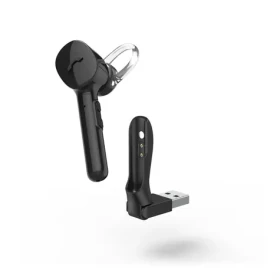 HAMA MyVoice 1300 čierna / Bluetooth headset mono / pre 2 zariadenia / Siri / Google Assist. / nabíjacia stanica (184149)