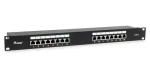 Equip patch panel 19" 16xRJ45 Cat6 FTP / Patch panel / 1U / 250 MHz / RAL9005 (326417)