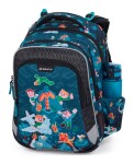 Veľký školský set Bagmaster LUMI 24 E Set L Blue
