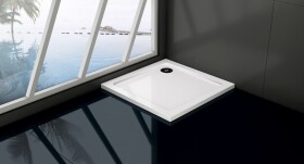 OLSEN SPA - Štvorcová mramorová sprchová vanička VENETS - Rozmer A - 100, Rozmer B - 100 VANKCTVE10