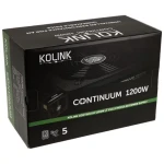 Kolink Continuum 80 PLUS Platinum 1200W čierna / ATX / 1200W / 80PLUS Platinum / Aktívny PFC / modulárny (KL-C1200PL-B)