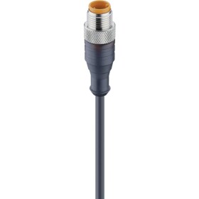 Lumberg Automation RST 4-225/2 M upravený zástrčkový konektor pre senzory - aktory, 11809-1, piny: 4, 2.00 m, 1 ks; 11809-1