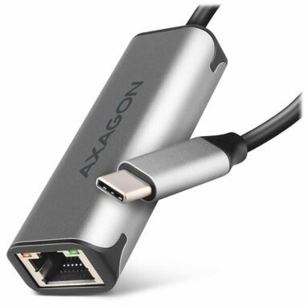 Axagon ADE-25RC USB-C 3.2 Gen 1 - 2.5 Gigabit Ethernet sieťová karta, Realtek 8156, auto install, sivá (ADE-25RC)