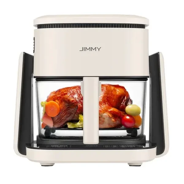 JIMMY AF3 biela / Teplovzdušná fritéza s panvicou / 1100W / 4l + 1l (AF3)