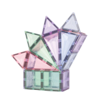 Mamido Cleverclixx Pastel Magnetická stavebnica Geo Pack 45 ks