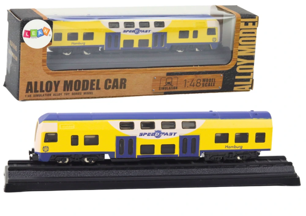 Mamido Zberateľský kovový model vlaku 1:48 žltá modrá