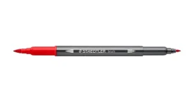 Staedtler Obojstranné akvarelové fixky 18 ks / Fixy / 18 farieb / Okrúhly a štetcový hrot / Stopa 0,5-6 mm (3001 TB18)