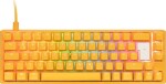 Ducky One 3 Yellow SF MX-Silent-Red žltá / Herná klávesnica / podsvietená / mechanická / drôtová (USB) / DE / dopredaj (DKON2167ST-SDEPDYDYYYC1)