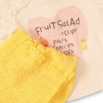Dojčenská súprava pre dievčatá - tričko a šortky, Minoti, Fruits 3, dievča - 80/86 | 12-18m