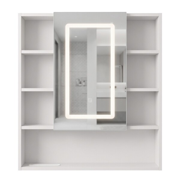 REA - Zrkadlová skrinka s LED osvetlením Luna 70x80cm REA-M0405