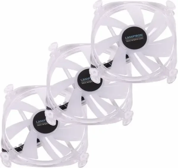Lamptron Icecloud+ ARGB 120 transparentný / Ventilátor / 120 mm / ARGB / PWM / 3-pack (LAMP-ABAR103)