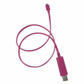 PureGear Kábel USB-A (M) - Lightning (M) 1.2 m fialová (816958018161)