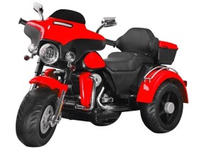 Mamido Detská elektrická motorka Chopper Shine červená