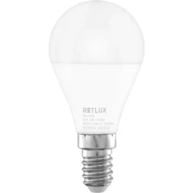 Retlux RLL 632 G45 E14 mini Globe 6W / 810 lm / 3000K - teplá biela / D (8590669350513)