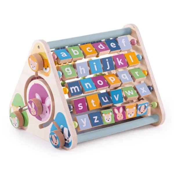 Bigjigs Toys Aktívny trojuholník so zvieratkami