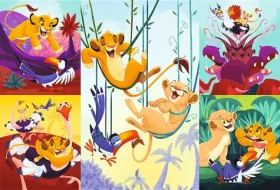 Trefl - Puzzle - Odvázny Leví kráľ