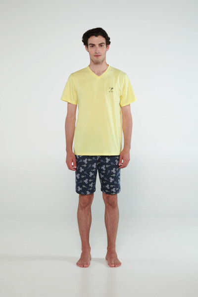 Vamp - Pyžamo s krátkymi rukávmi 20640 - Vamp yellow iris M