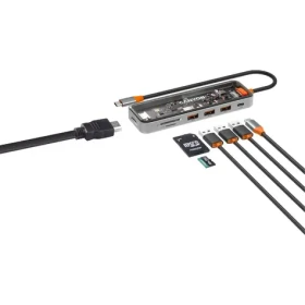 Canyon CNS-TDS13 replikátor portov / 1xUSB-C PD 100W / 1xHDMI (4K) / 3x USB 3.0 / SD microSD čítačka (CNS-TDS13)
