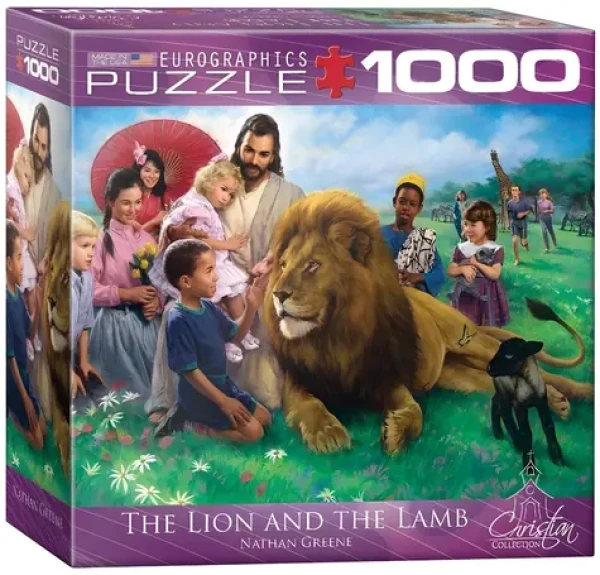 EUROGRAPHICS Puzzle Lev a jahňa