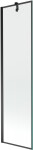 MEXEN/S - Next vaňová zástena FIX 50 x 150, čierna dekor, čierna 895-050-000-00-70-70