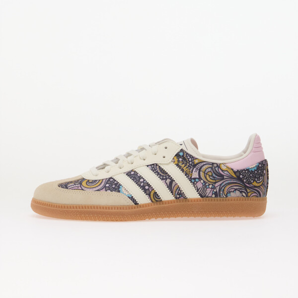 Topánky adidas x Liberty London Samba OG Kids Core White/ Orchid Fusion/ Gum 2 6.5